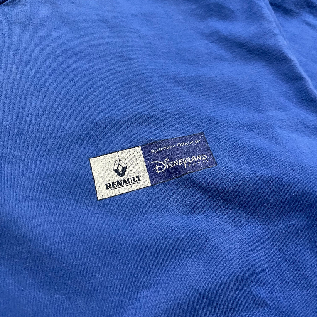 古着 ディズニーランド･パリ/RENAULT/自動車/企業系/ヴィンテージ シングルステッチ プリントTシャツ/サイズ2XL