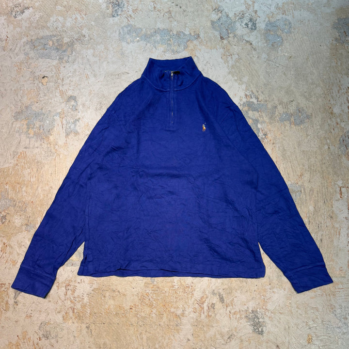 古着 POLO by Ralph Lauren/ ポロラルフローレン/ ハーフジップニットセーター/ サイズM