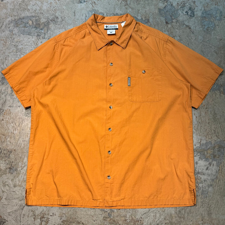 古着 Columbia/ コロンビア/ 半袖シャツ/ 無地/ サイズXL
