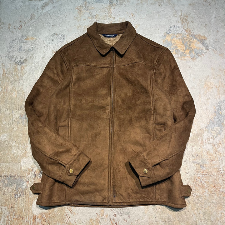 #3112 古着 St.JOHNS BAY/セントジョンズベイ/Zip Up Shearling Jacket/ジップアップシアリングジャケット/サイズM