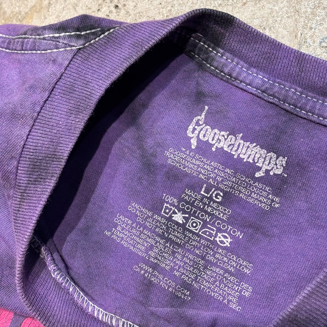 古着 Goosebumps/ グースバンプス/ プリントTシャツ/ お化け屋敷/ サイズL