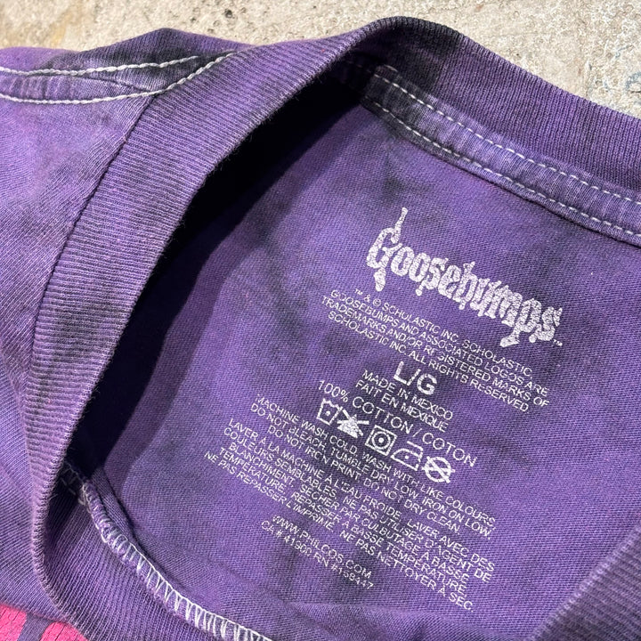 古着 Goosebumps/ グースバンプス/ プリントTシャツ/ お化け屋敷/ サイズL