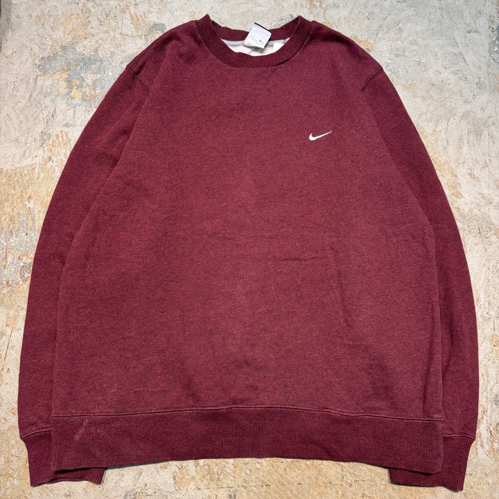 古着 NIKE/ ナイキ/ クルーネックスウェット/ ワンポイント刺繍/ サイズL