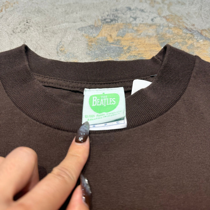 古着 BEATLES/ビートルズ/アーティストプリントTシャツ/サイズS