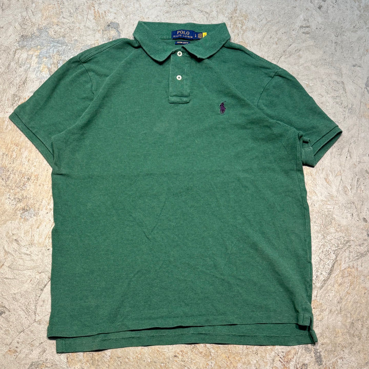 古着 polo by ralph lauren/ ポロ バイ ラルフローレン/ 半袖ポロシャツ/ サイズL