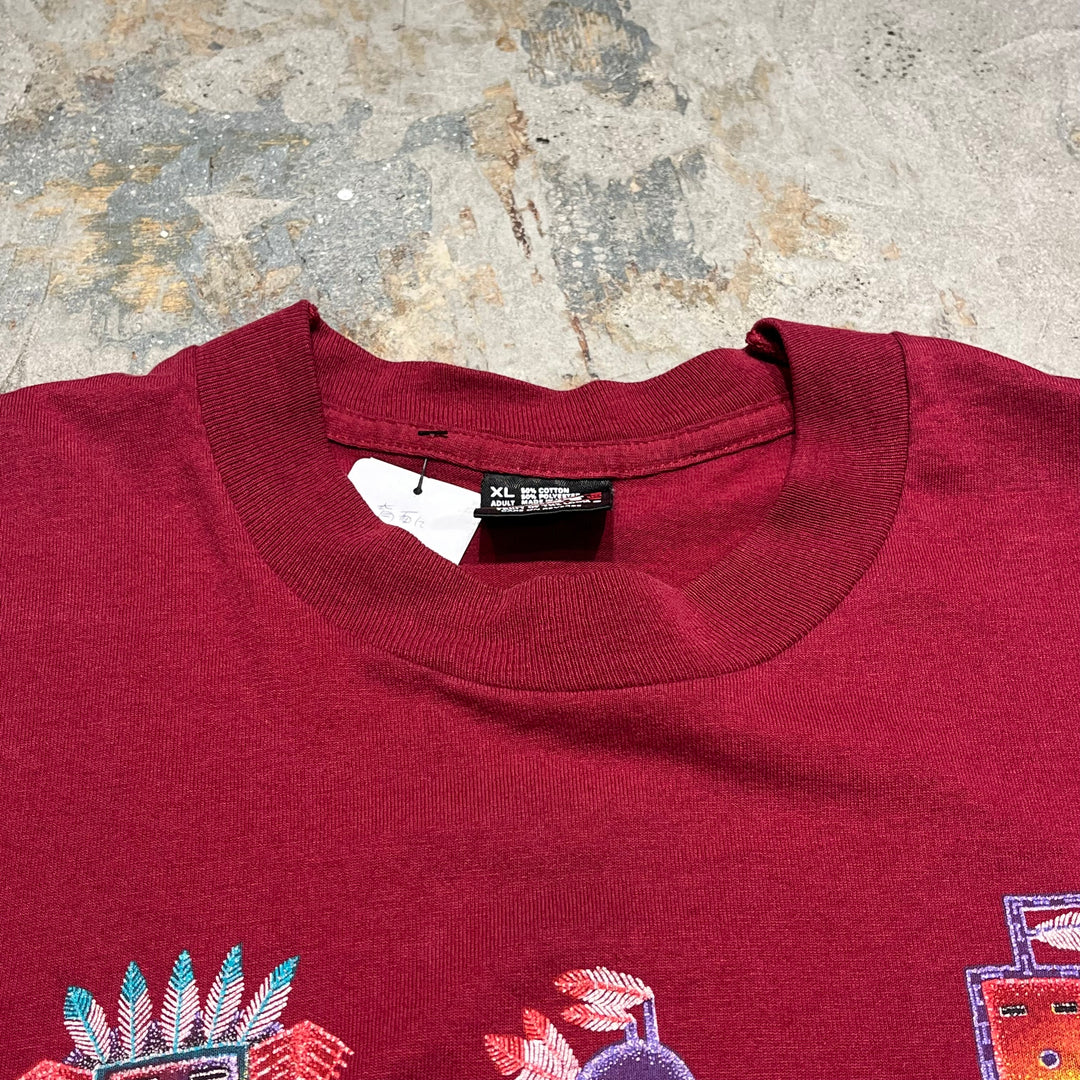 #4798 古着 USA製 90's スクリーンスターズ/アリゾナ ヴィンテージ シングルステッチ スーベニア Tシャツ/サイズXL
