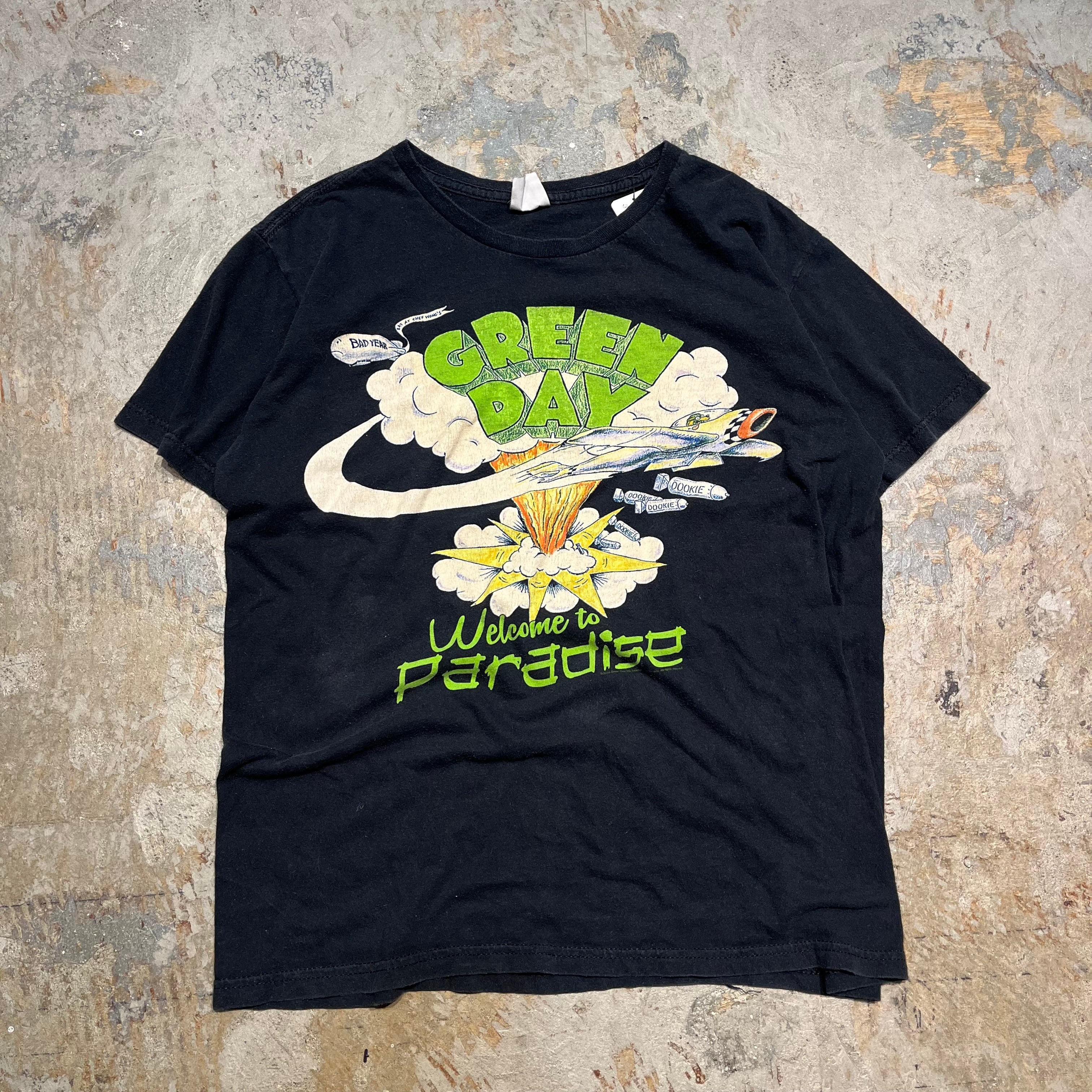GREEN DAY グリーンデイ ヴィンテージ Tシャツ 古着 Green Day/グリーン・デイ “welcome to paradis