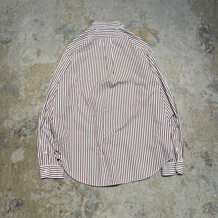 #4326 Ralph Lauren/ラルフローレン L/S B.D Shirts/ボタンダウンシャツ/CLASSIC FIT/ストライプ/サイズXL