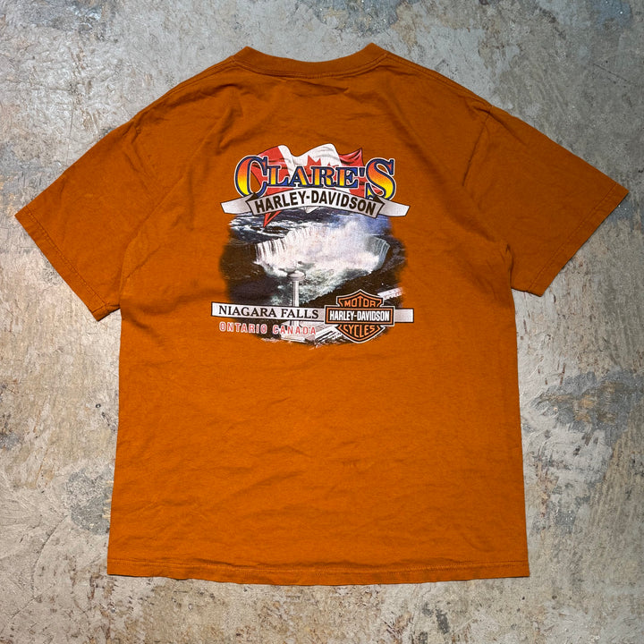 古着 Harley-Davidson/ハーレーダビッドソン/ プリントTシャツ/サイズL