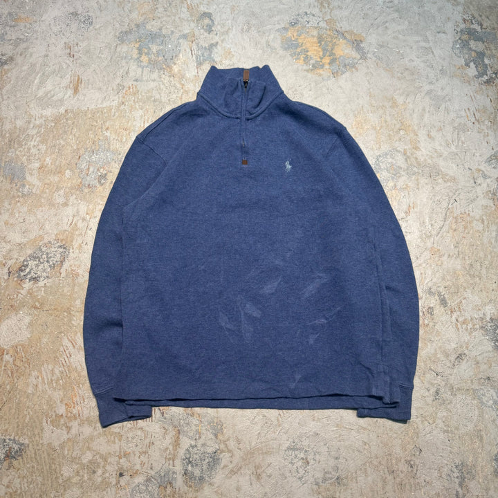 古着 POLO by Ralph Lauren/ ポロ バイ ラルフローレン/ ハーフジップニットセーター/ サイズM