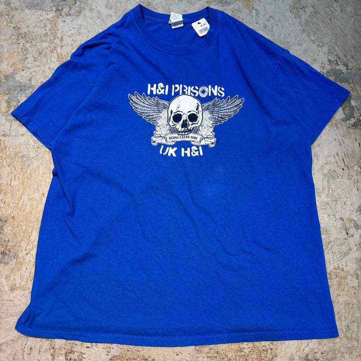 古着 USAVINTAGE/ プリントTシャツ/ スカル/ サイズXL