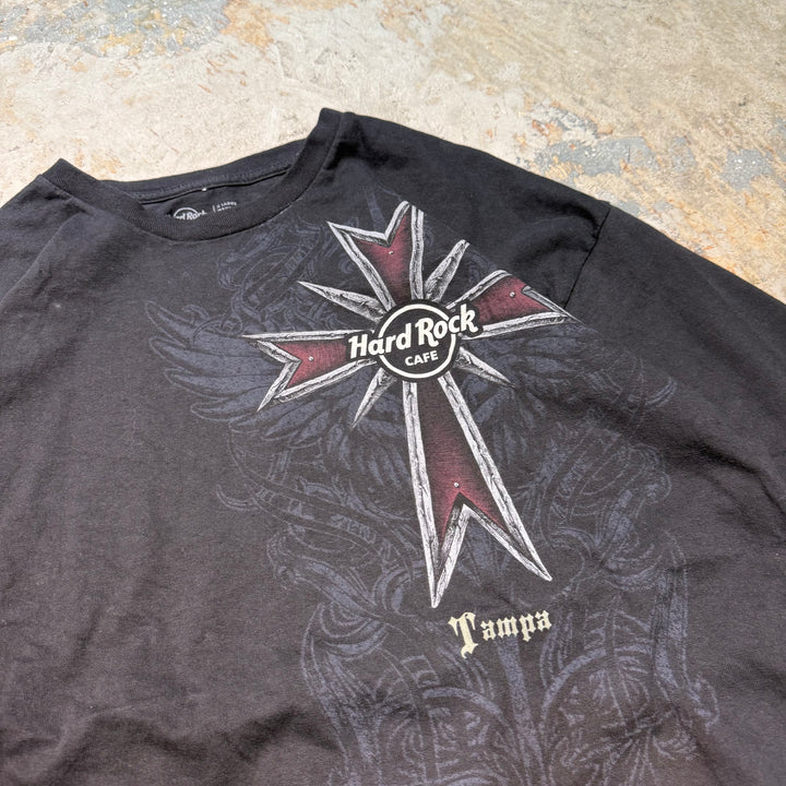 古着 Hard Rock CAFE/ ハードロックカフェ/ プリントTシャツ/ TAMPA/ サイズXL