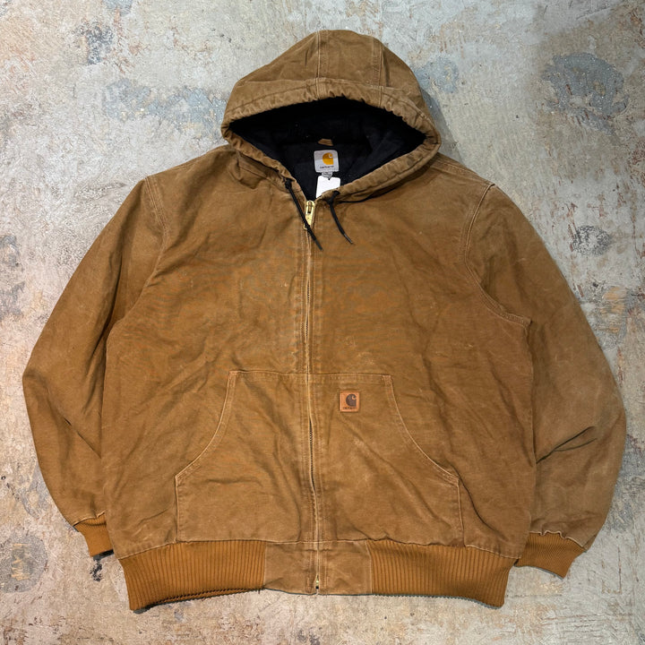 古着 Carhartt/ カーハート/ アクティブジャケット/ ダック地/ 裏地キルティング/ サイズXL