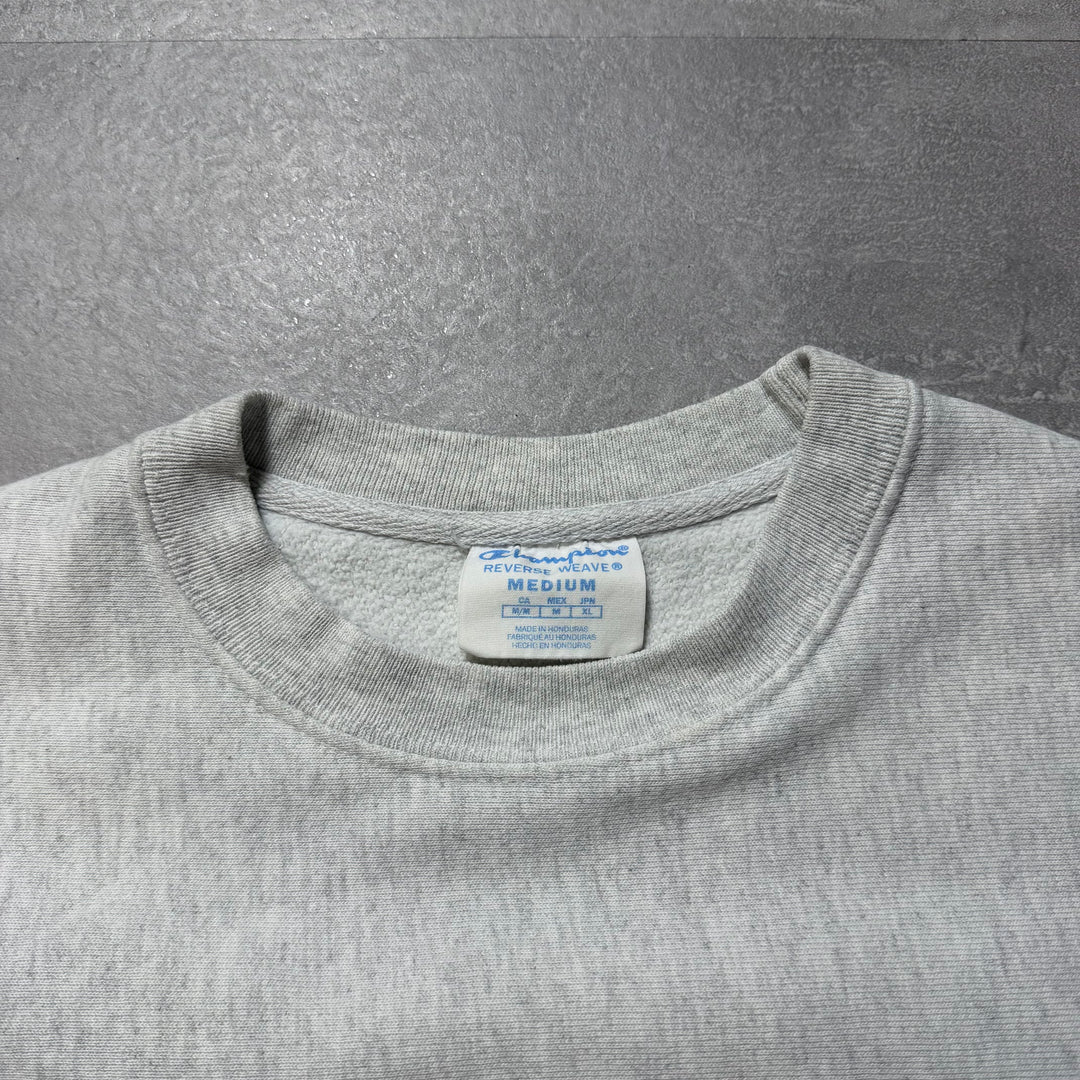 古着 Champion/ チャンピオン/リバースウィーブ/ クルーネックスウェット/ カレッジロゴ/ サイズM
