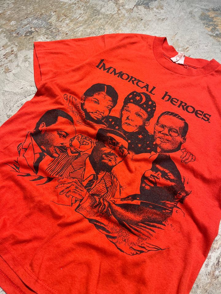 #MA137 古着 USA製 90's〜00's BLACK HISTORY/黒人の歴史/ヴィンテージ シングルステッチ Tシャツ/サイズL