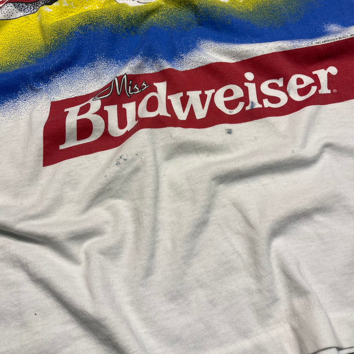 #4719 古着 93's Budweiser バドワイザー/シングルステッチ ヴィンテージ Tシャツ/企業系 /サイズL相当