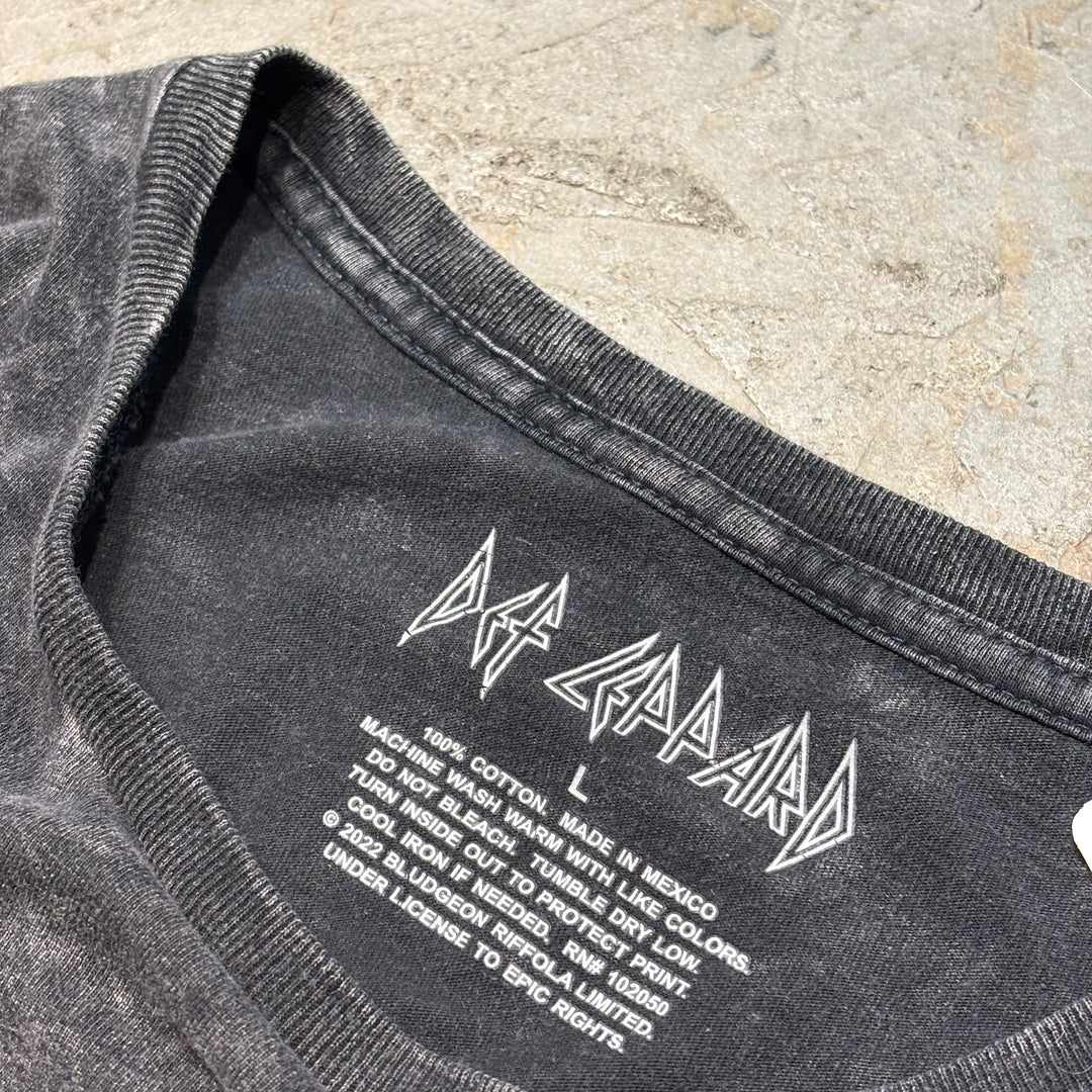 古着 DEF LEPPARD/ デフレパード/ アーティストTシャツ/ サイズL
