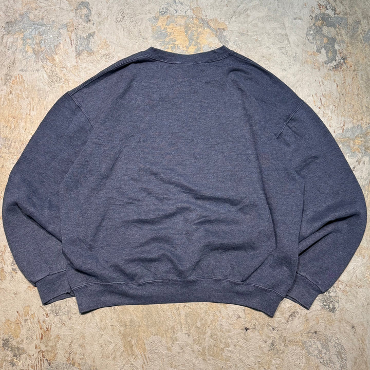 古着 RUSSELL ATHLETIC/ ラッセルアスレチック/ ブランククルーネックスウェット/ 無地/ 前Vガゼット/ サイズL