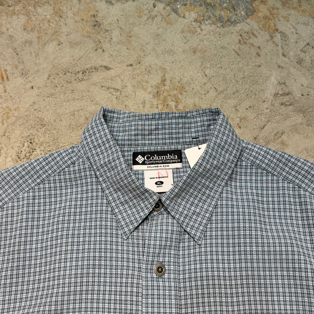 古着 Columbia/ コロンビア/ 半袖シャツ/チェック柄/サイズXL