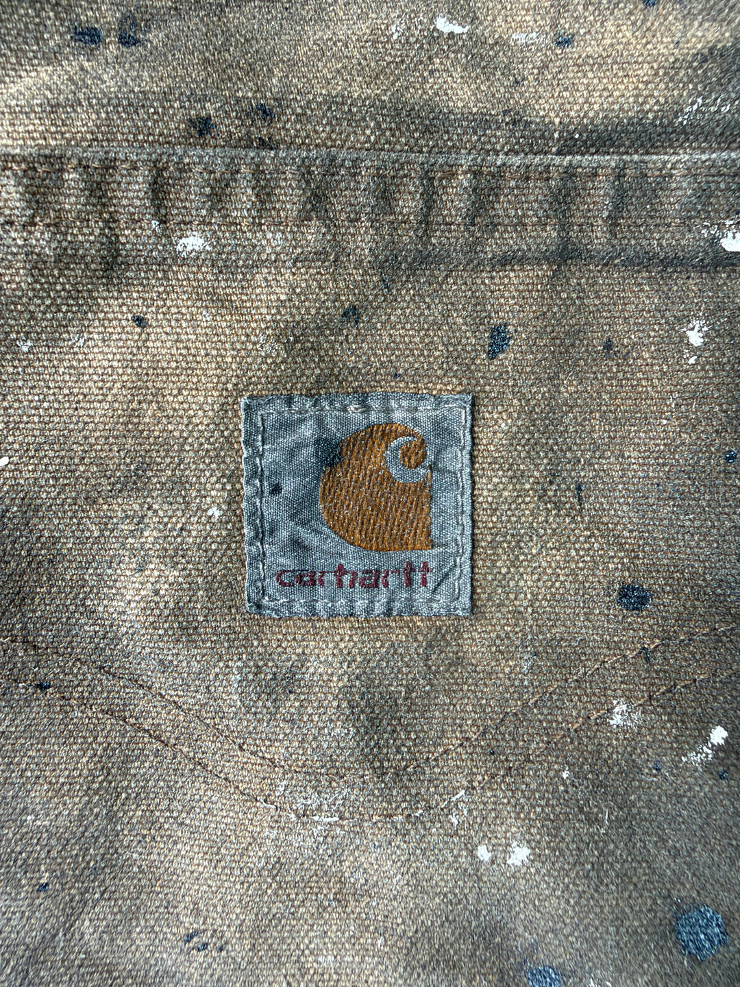 Carhartt Black Faded Duck Painter Pants W30 L30