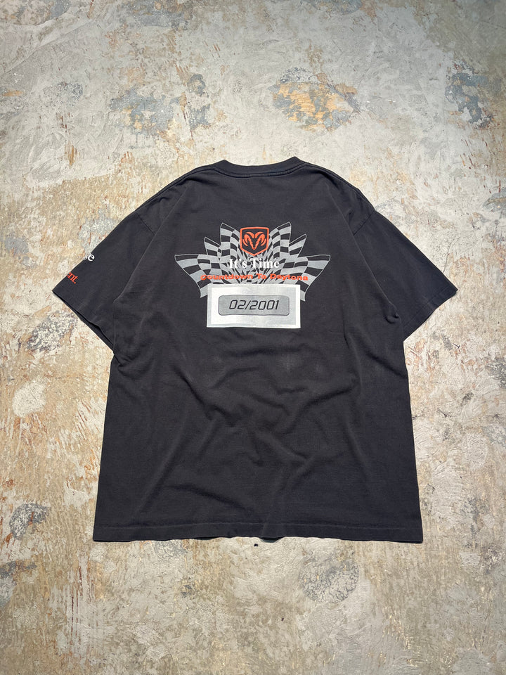 #MA115 古着 USA製 DODGE/ダッジ/坊や、ここの下は暑いですか。/ヴィンテージ シングルステッチ Tシャツ/サイズXL