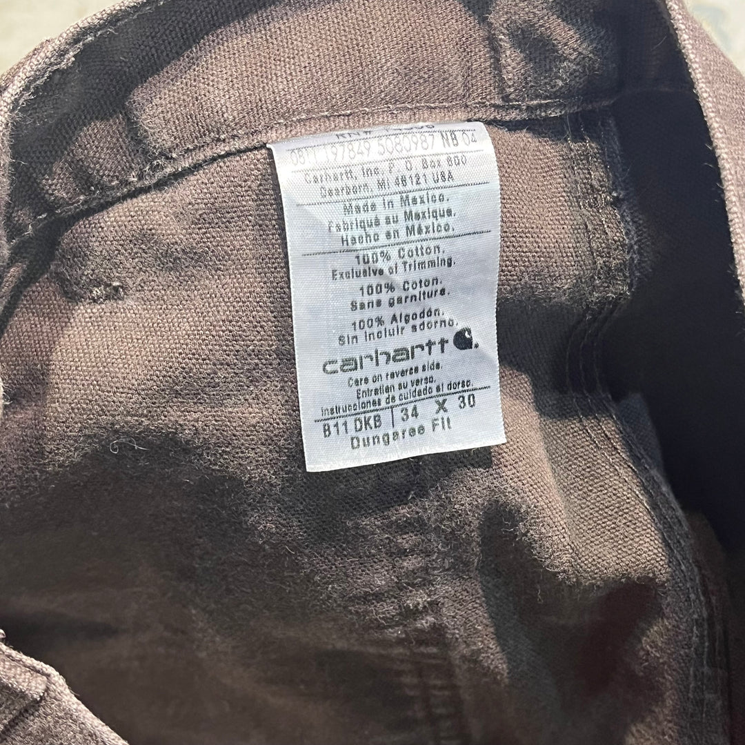 #4212 古着 Carhartt/カーハート/ Duck Painter Pants/ダック地 ペインターパンツ / ワークパンツ/ サイズ34×30