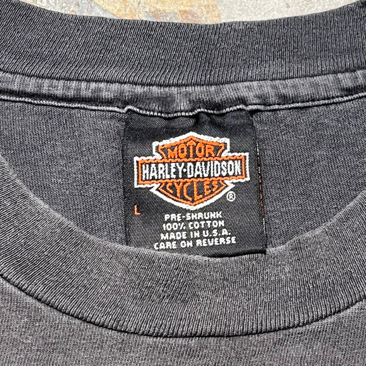 古着 USA製 90's〜 Harley-Davidson/ハーレーダビッドソン/ プリントTシャツ/ サイズL
