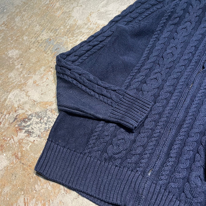 #3368 L.L.Bean/エルエルビーン/zip up knit/ジップアップニット/サイズXL相当
