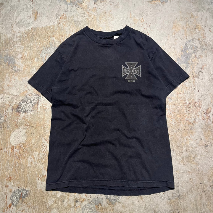 古着 90's HARD ROCK CAFE Detroit/ハードロックカフェ/アドバタイジング/企業系/プリントTシャツ / サイズ2XL相当