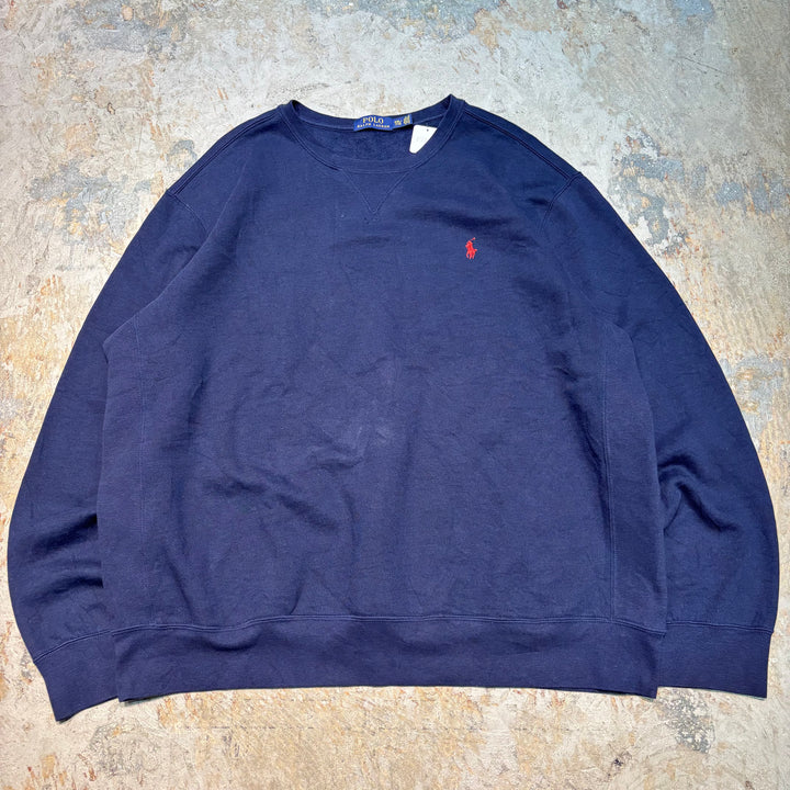 古着 POLO by Ralphlauren/ ポロバイラルフローレン/ クルーネックスウェット/ サイズXXL
