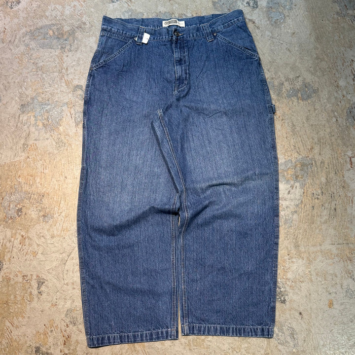 古着 ROUTE66/ デニムペインターパンツ/ 実寸サイズ39×29