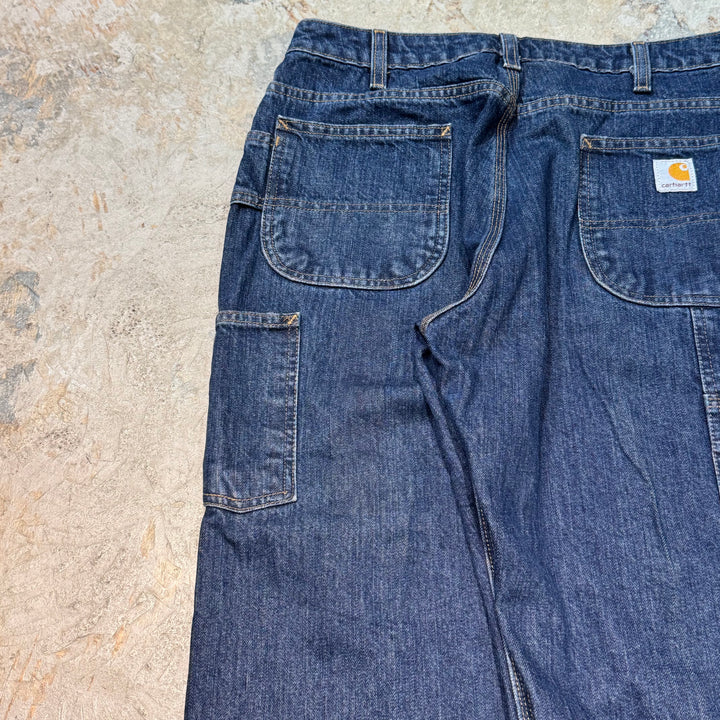 古着 Carhartt/ カーハート/ デニムペインターパンツ/ WOMENS/ 実寸サイズ12×28