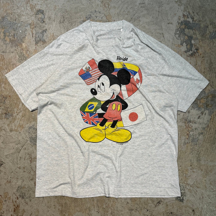 古着 90's Disney/ミッキーマウス/シングルステッチプリントTシャツ/サイズXL相当
