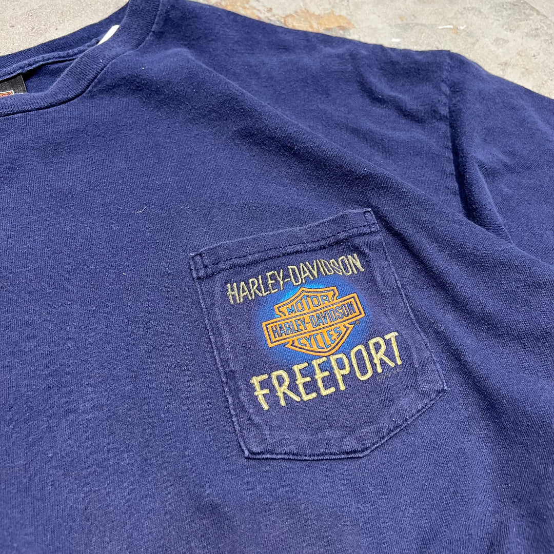 古着 Harley-Davidson  /ハーレー ダビッドソン / バハマ･フリーポート ストア / プリントTシャツ / サイズXXL