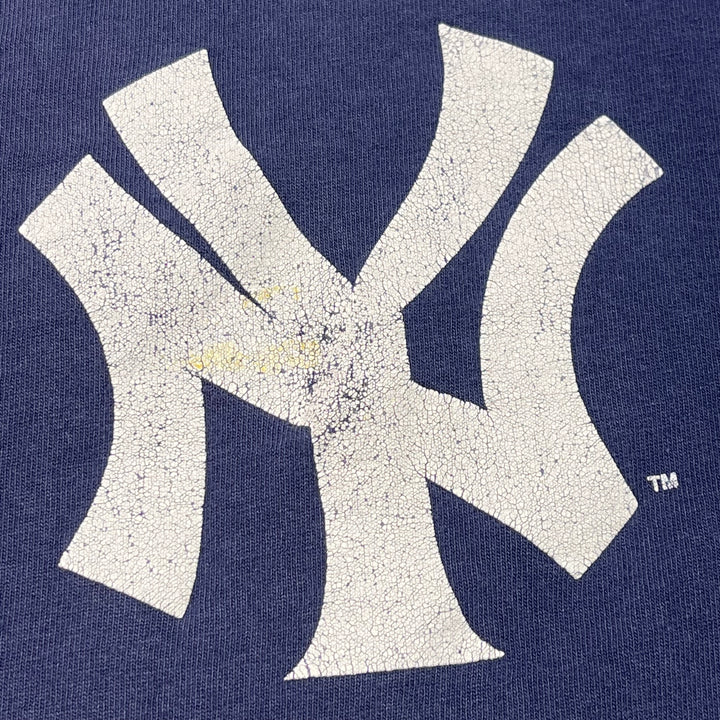 古着 Majestic/マジェスティック/New York Yankees/ニューヨーク ヤンキース/プリントTシャツ/ リメイク/ サイズL