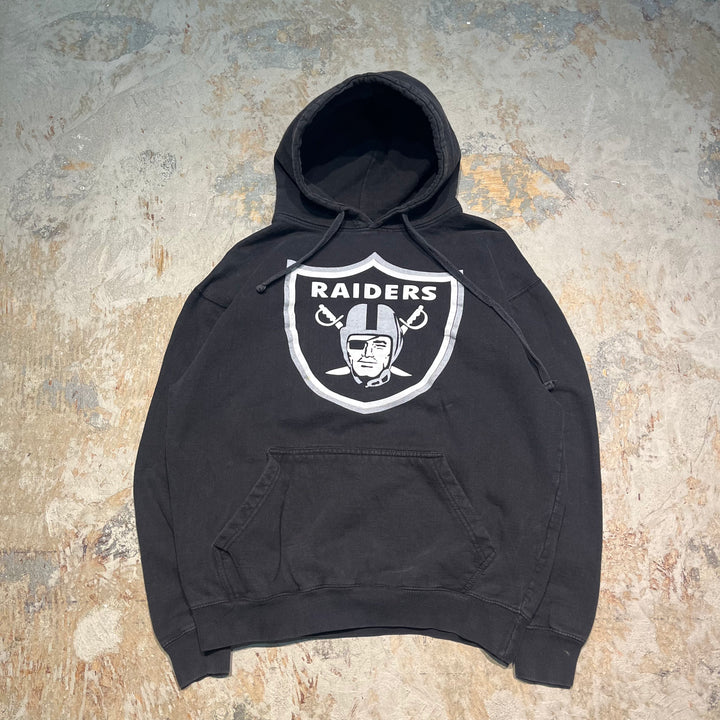 #1968 古着 Unknow/Pull Over Hoody /プルオーバーパーカー/RAIDERS/NFL/サイズL