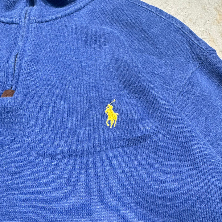古着 POLO by Ralph Lauren/ ポロ バイ ラルフローレン/ ハーフジップニットセーター/ サイズM