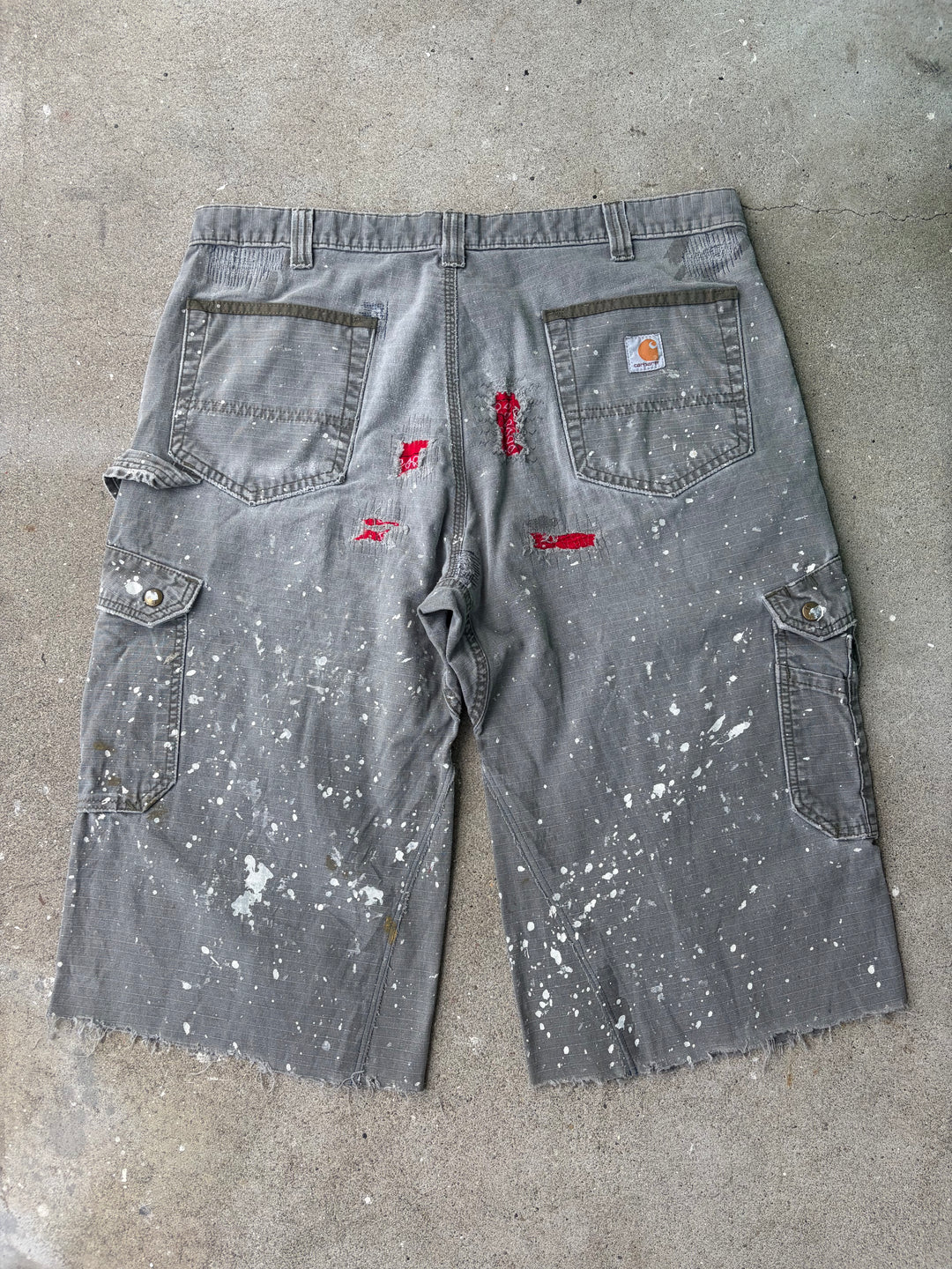 Carhartt Distressed Baggy Cargo Shorts W38
