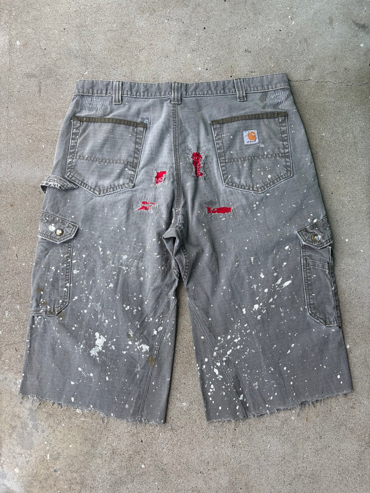 Carhartt Distressed Baggy Cargo Shorts W38