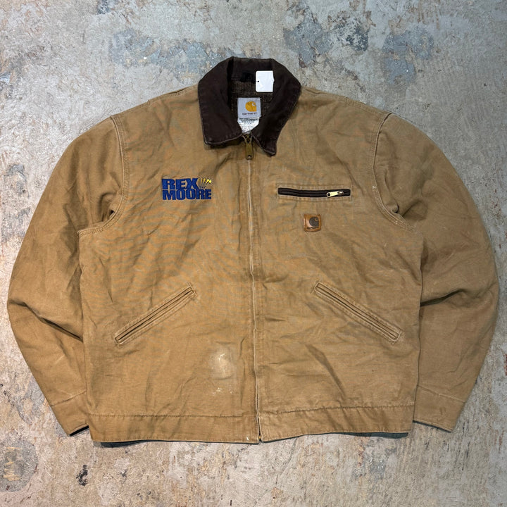 古着 USA製 carhartt/ カーハート/ デトロイトジャケット/ ダック地/ 裏地ブランケット/ サイズL