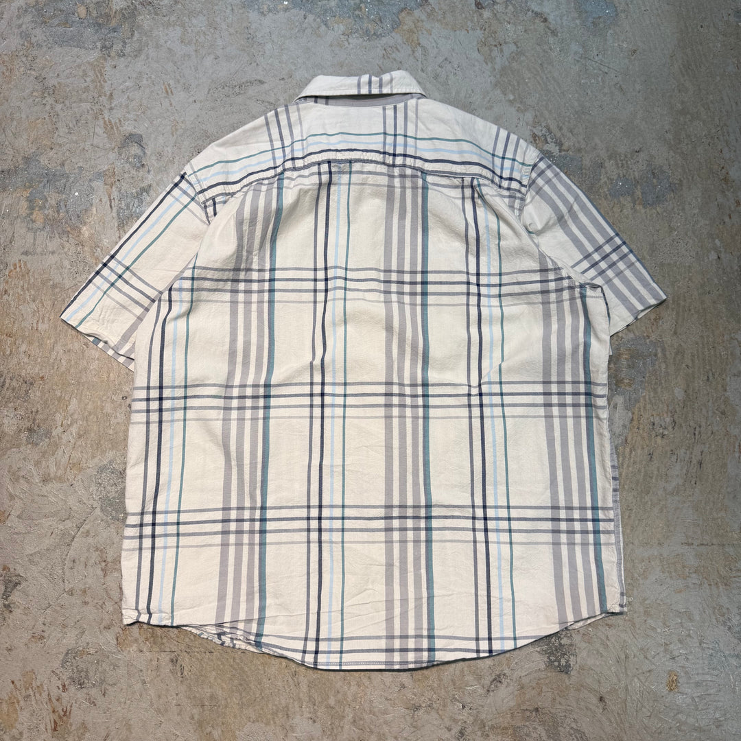 古着 carhartt/ カーハート/ ボタンダウン半袖シャツ/ チェック柄/ サイズXL