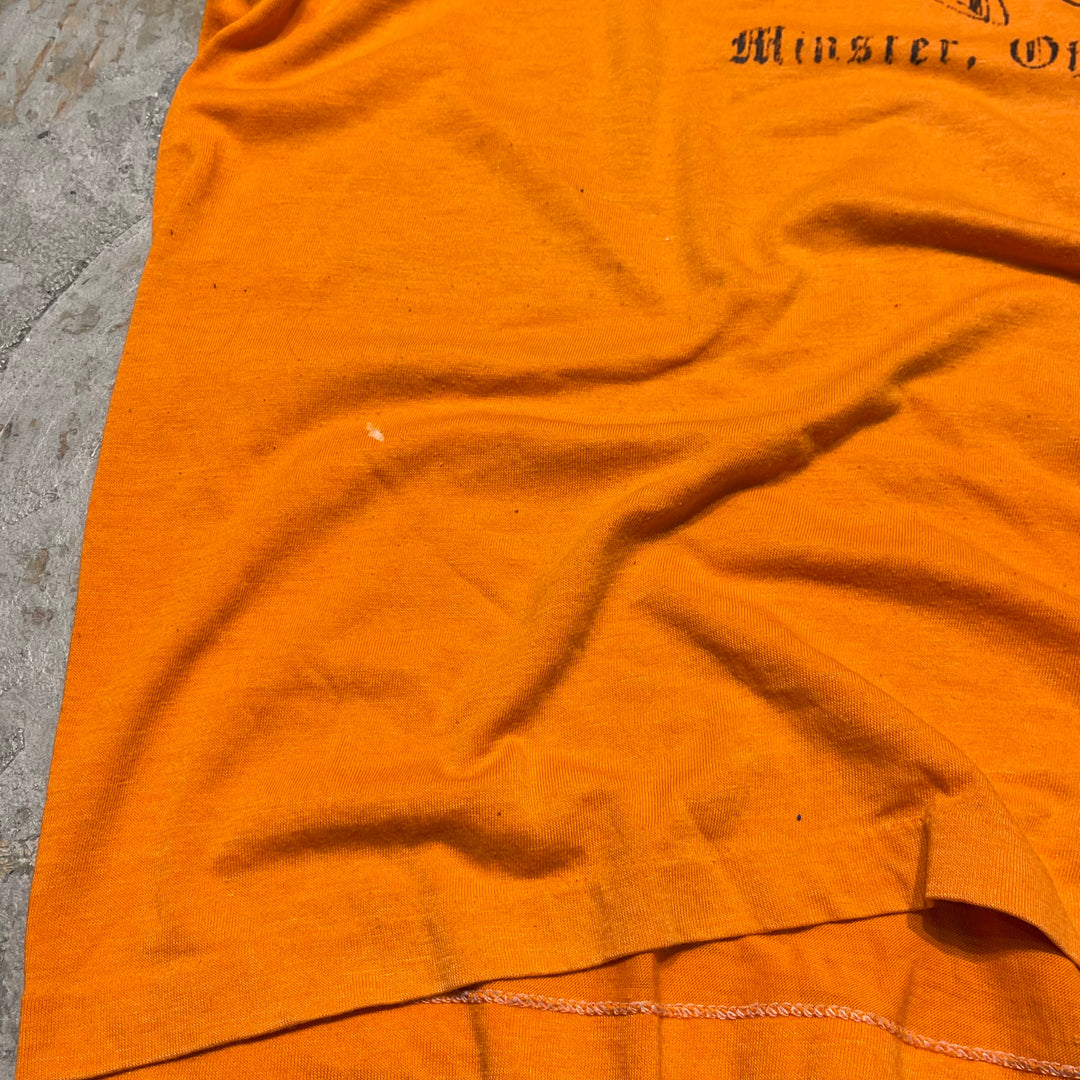 #4828 古着 70's~ Hanes/ヘインズ/ミンスター オクトーバーフェスト クラシック 10km マラソン/USA製/Tシャツ/ヴィンテージ/シングルステッチ/サイズL
