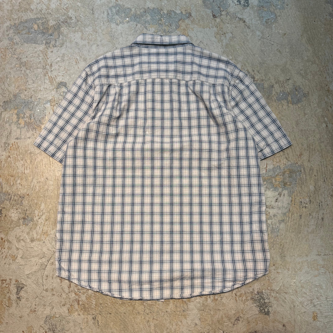 古着 carhartt/ カーハート/ ボタンダウン半袖シャツ/ チェック柄/ サイズXL