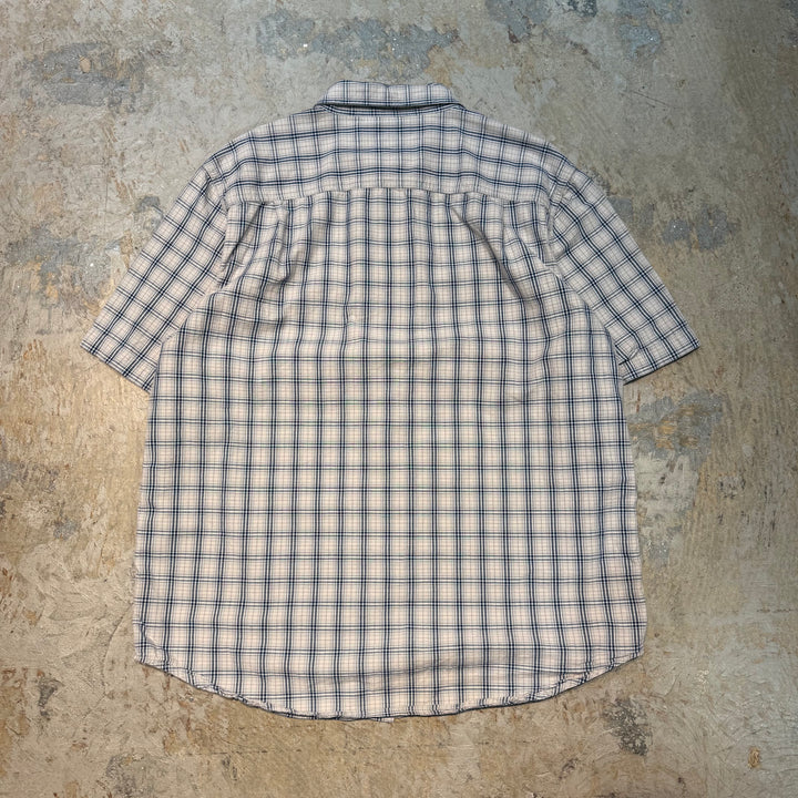 古着 carhartt/ カーハート/ ボタンダウン半袖シャツ/ チェック柄/ サイズXL