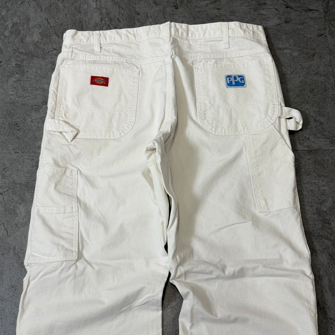 古着 Dickies×PPG ディッキーズ×ピーピージー ペインターパンツ 実寸サイズ37×29
