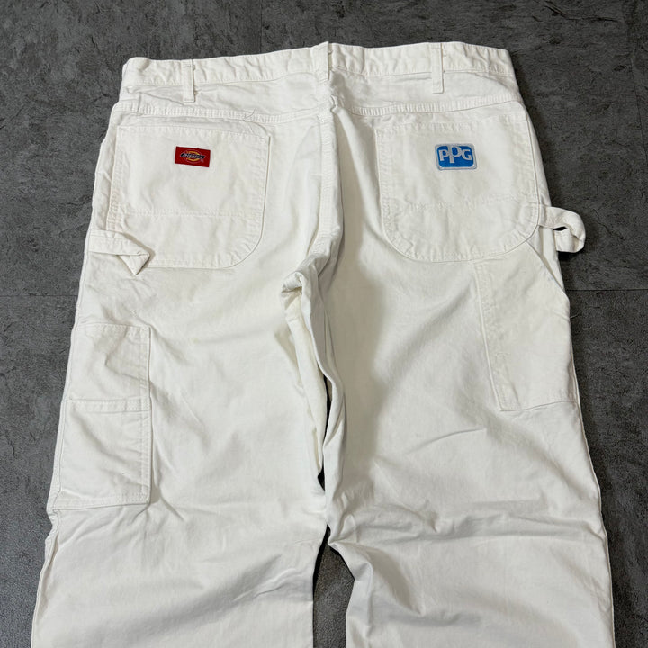 古着 Dickies×PPG ディッキーズ×ピーピージー ペインターパンツ 実寸サイズ37×29