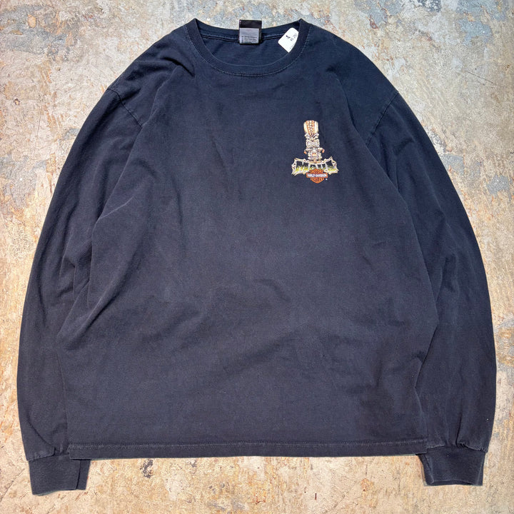 古着 Harley-Davidson/ハーレーダビッドソン/ プリントロングスリーブTシャツ/ サイズXL