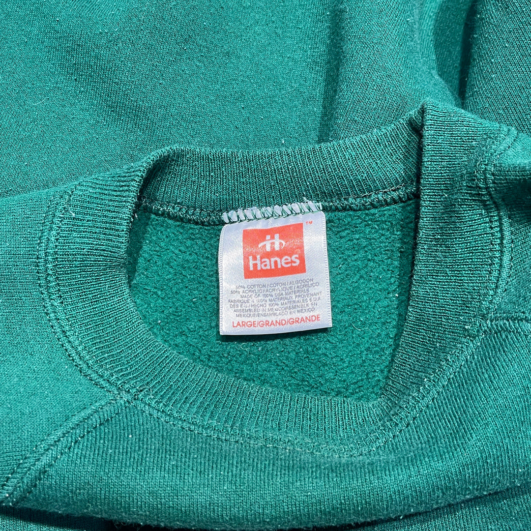 古着 USA製 90's Hanes/ヘインズ/クルーネックスウェット/ブランクスウェット/無地/サイズL