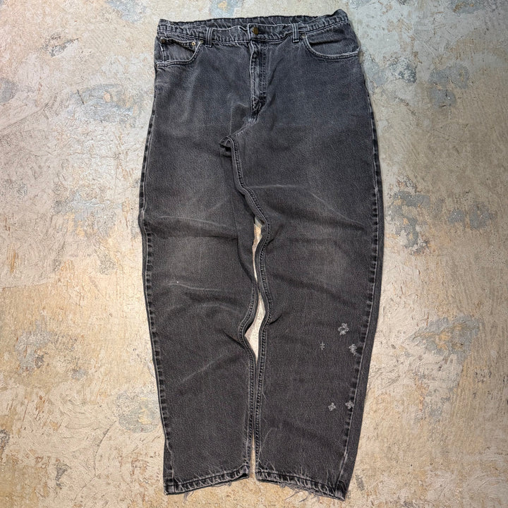 古着 USA製 Carhartt/ カーハート/ ブラックデニムパンツ/ 実寸サイズ36×32