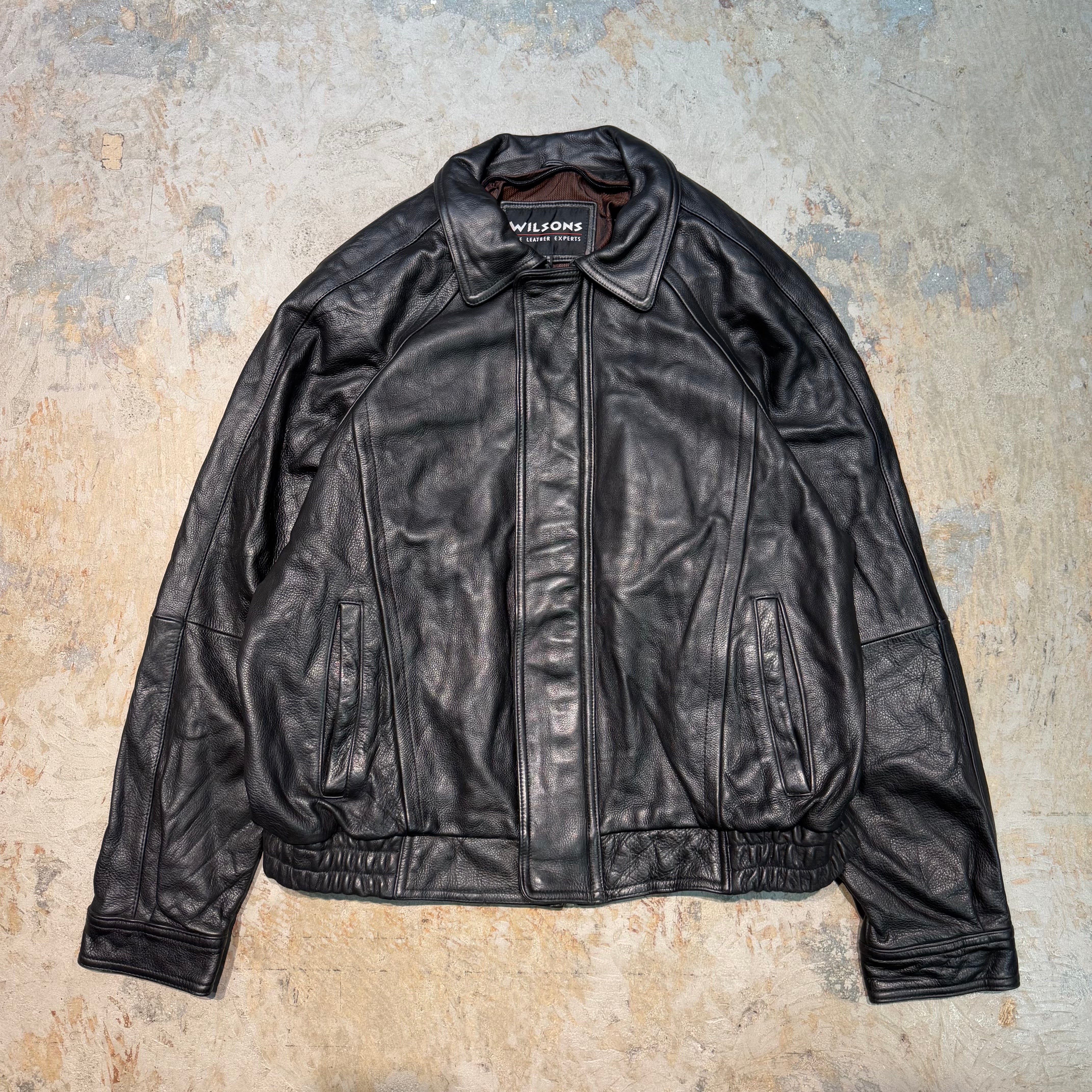 ✨ WILSONS LEATHER ツーリング レザー ジャケット ワッペン Wilsons Lether/ウィルソンズレザー – 無尽/MUJIN